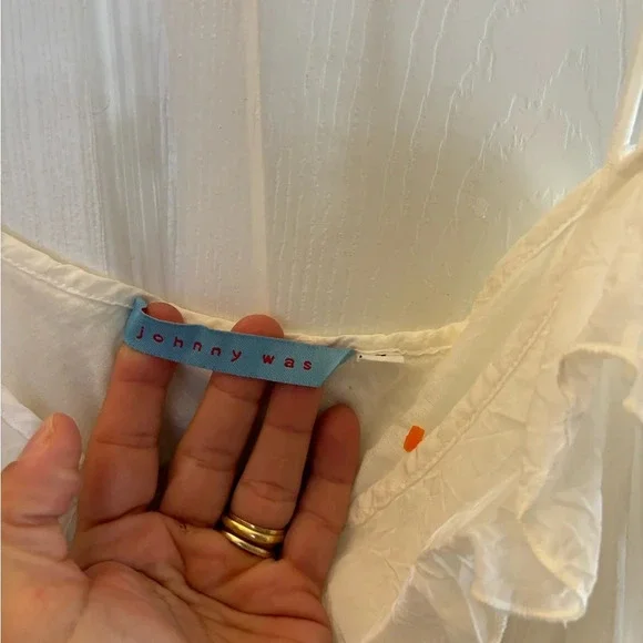 Johnny Was Women's White Dress - Picture 3 of 4